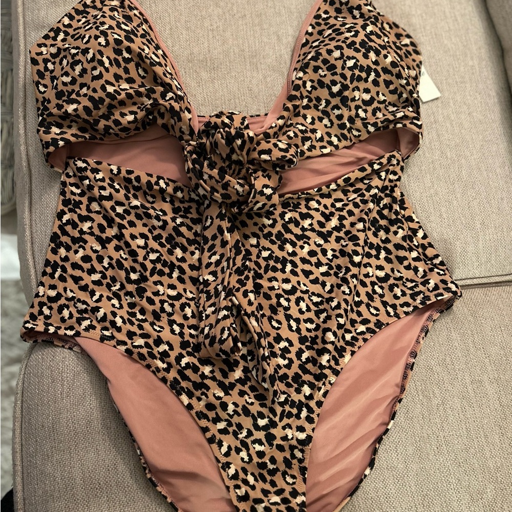 Aerie Leopard Print Swimsuit